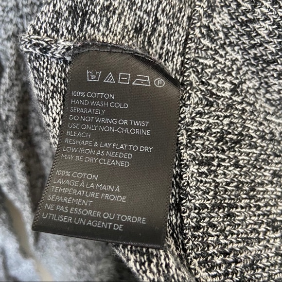 Marled Grey Button Up Cardigan - Picture 2 of 4